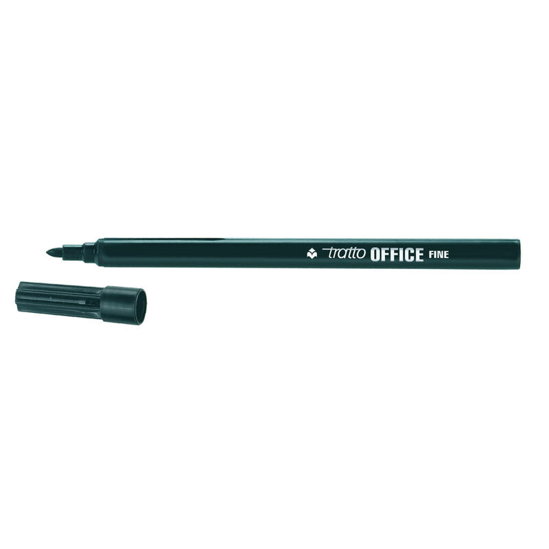 tratto-office-fine-rotulador-punta-de-fibra-negro-12u-