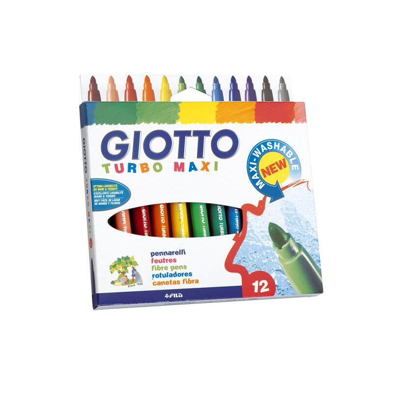 giotto-rotuladores-turbo-maxi-gris-estuche-de-12