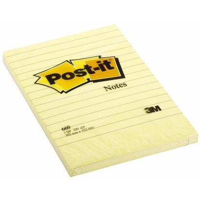 post-it-blocs-notas-adhesivas-canary-yelllow-formato-xl-con-lineas-100-hojas-102x152-pack-6-