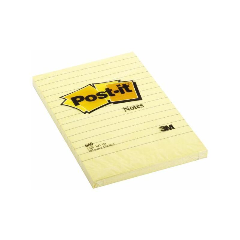 post-it-blocs-notas-adhesivas-canary-yelllow-formato-xl-con-lineas-100-hojas-102x152-pack-6-