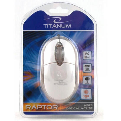 titanum-raton-optico-raptor-3d-tm102w-usb-1000-dpi-blanco