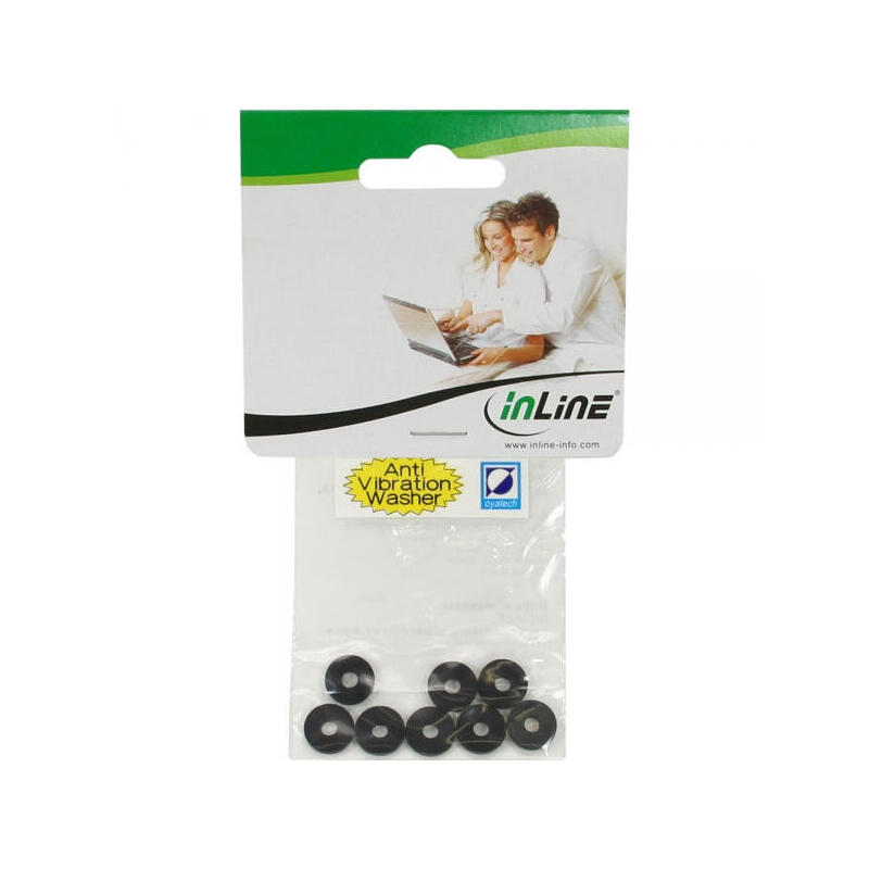 inline-00244-arandelas-de-goma-para-disco-duro-pack-de-8