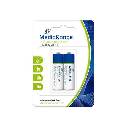 mediarange-mrbat123-bateria-recargable-aa-niquel-metal-hidruro-nimh