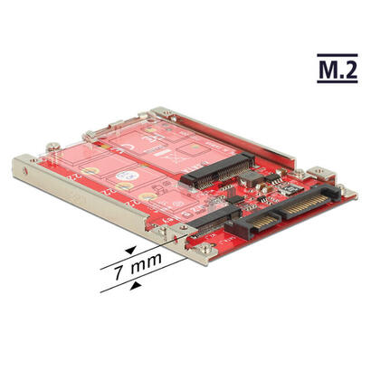 delock-convertidor-25-sata-22-pin-m2-msata-7-mm