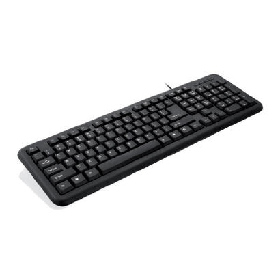 ibox-office-kit-ii-teclado-raton-ingles-usb-qwerty-negro