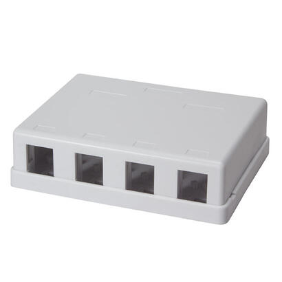 logilink-caja-de-montaje-en-superficie-keystone-4-puertos-utp-blanco-en-blanco