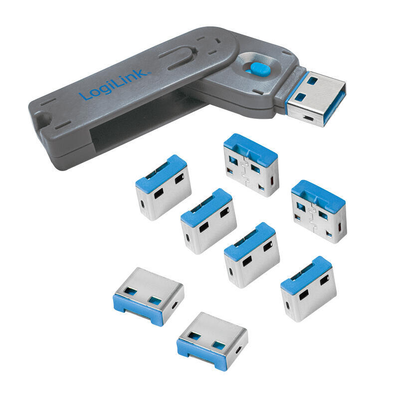 logilink-au0045-bloqueador-de-puertos-usb-llave-8-cerraduras