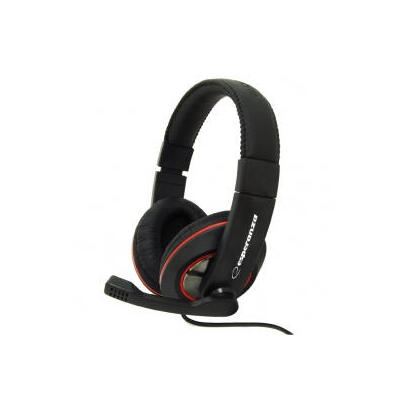 esperanza-eh118-auriculares-con-microfono-diadema-negro-rojo