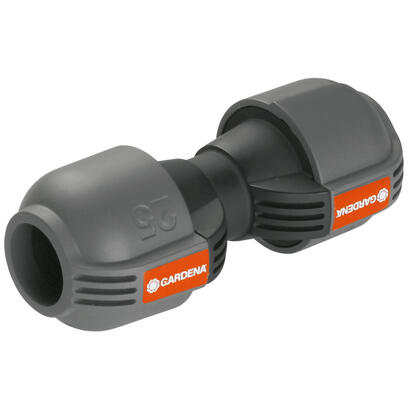 gardena-2775-20-sprinklersystem-conector-pieza-25mm-conexion-gris-negro