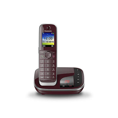 panasonic-kx-tgj320-telefono-dect-rojo-identificador-de-llamadas