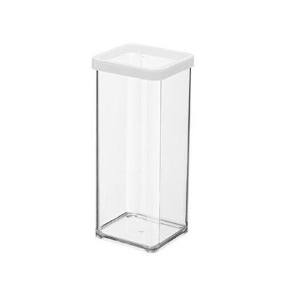 rotho-11605-caja-rectangular-15-l-transparente-blanco