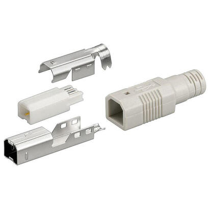 goobay-tadapusbb-usb-b-gris-plata-blanco