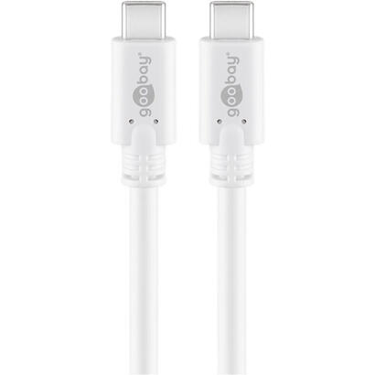 goobay-67193-cable-usb-usb-32-gen-1-31-gen-1-05-m-usb-c-blanco
