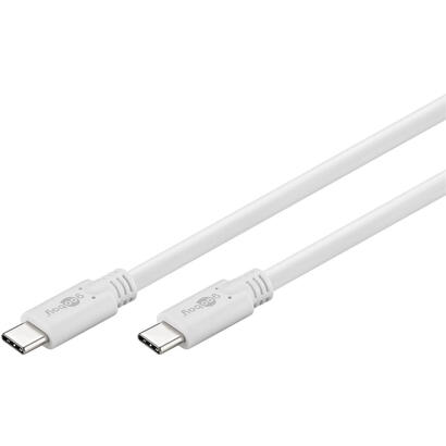 goobay-67193-cable-usb-usb-32-gen-1-31-gen-1-05-m-usb-c-blanco