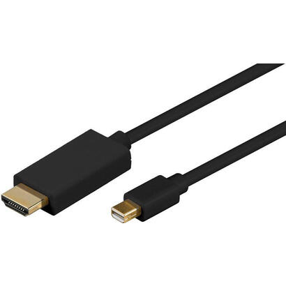 microconnect-mdphdmi1b-adaptador-de-cable-de-video-1-m-mini-displayport-hdmi-tipo-a-estandar-negro