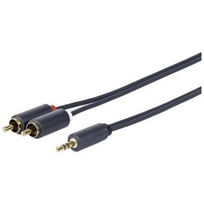 vivolink-promjrca05-cable-de-audio-05-m-35mm-2-x-rca-negro