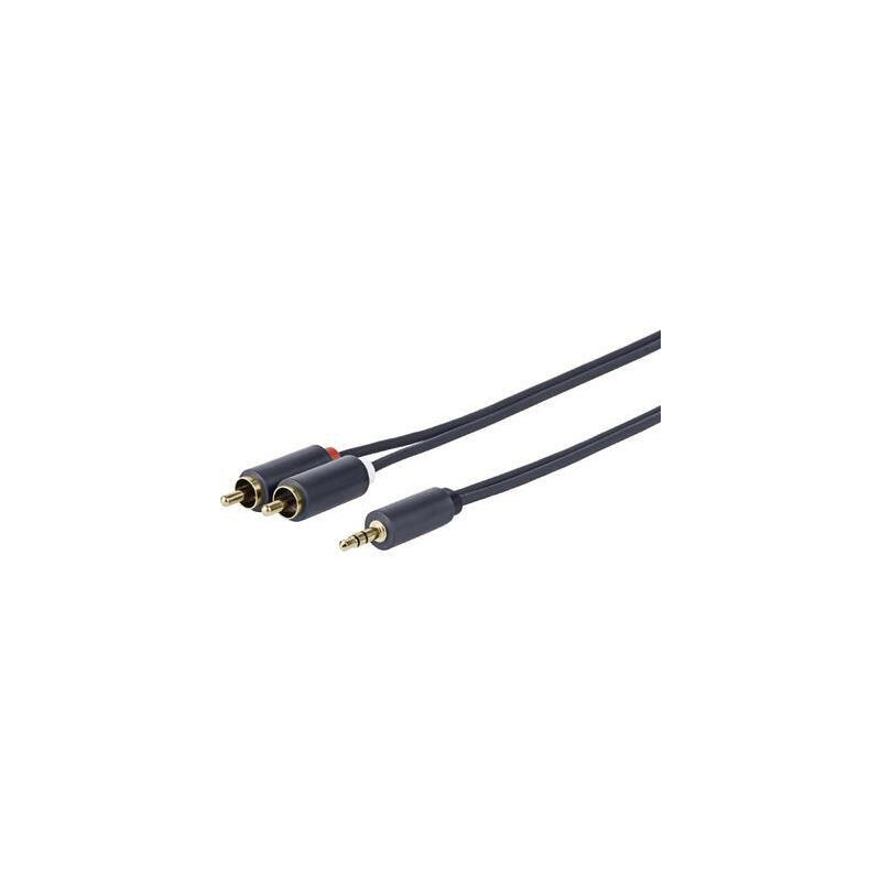 vivolink-promjrca05-cable-de-audio-05-m-35mm-2-x-rca-negro