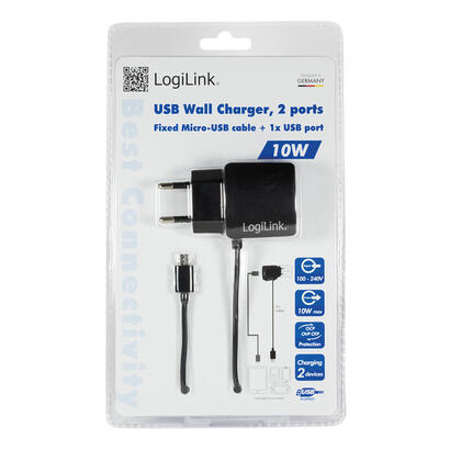 cargador-usb-10-w-negro-logilink-pa0146