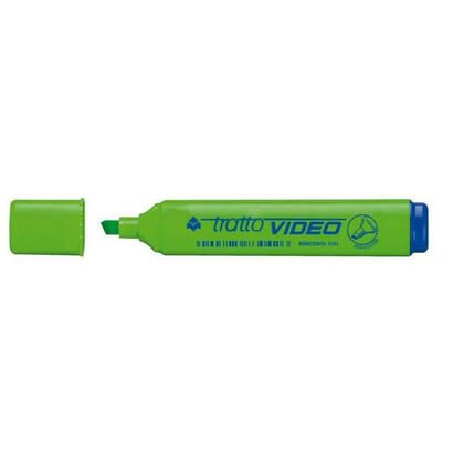 tratto-video-marcador-fluorescente-verde-12u-