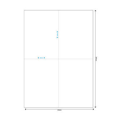 etiquetas-mediarange-blancas-105x148mm-200-piezas