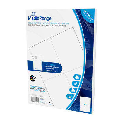 mediarange-mrink143-etiqueta-autoadhesiva-permanente-blanco-200-piezas