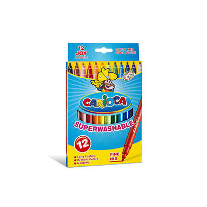 carioca-rotulador-joy-punta-fina-colores-caja-de-12