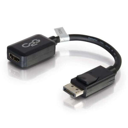 c2g-8in-displayport-to-hdmi-adapter-dp-to-hdmi-adapter-1080p-black-mf-adaptador-de-video-displayport-macho-a-hdmi-hembra-203-cm-