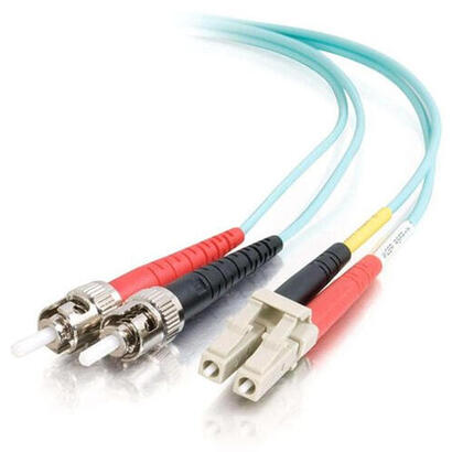 c2g-85541-cable-de-fibra-optica-2-m-ofnr-lc-st-turquesa