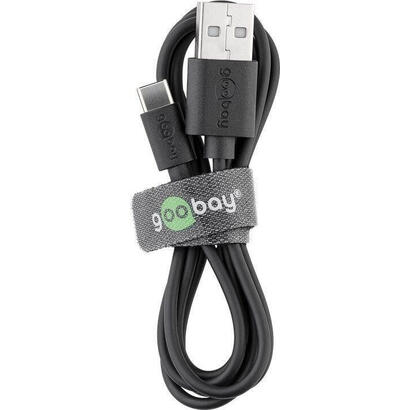 goobay-cable-de-cargasync-usb-c-1m-negro