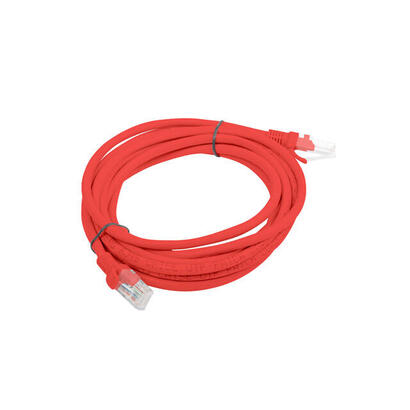 lanberg-cable-de-red-pcu5-10cc-0300-rrj45utpcat-5e3mrojo