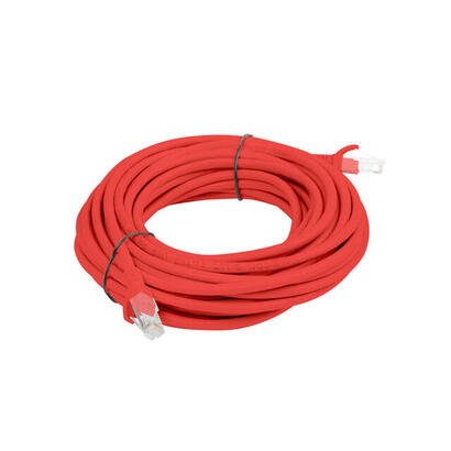 lanberg-cable-de-red-pcu6-10cc-1000-rrj45utpcat-610mrojo