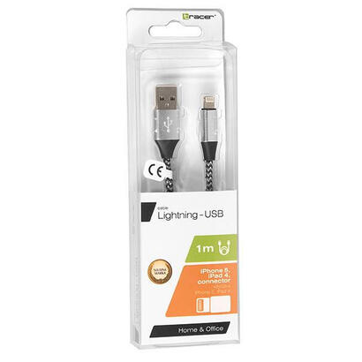 cable-tracer-usb-20-iphone-am-lightning-10m-black-and-silver