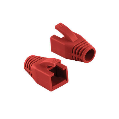 logilink-strain-relief-boot-80-mm-for-cat6-rj45-plugs-red