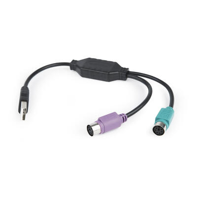 gembird-cable-convertidor-usb-a-ps2-030m-negro