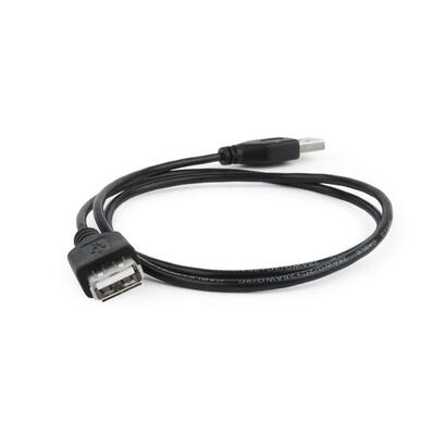 gembird-cable-usb-20-alargo-75cm-negro