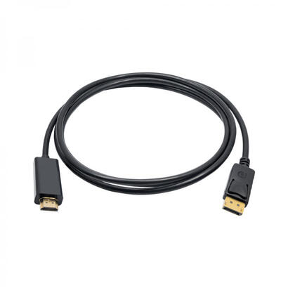 akyga-ak-av-05-cable-de-video-18-m-hdmi-tipo-a-estandar-displayport-negro-oro