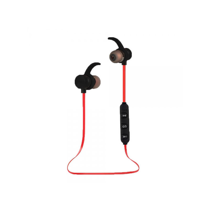 esperanza-eh186k-auriculares-in-ear-inalambrico-negro-rojo