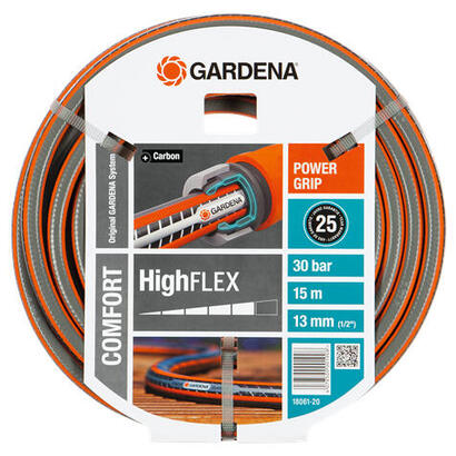 gardena-18061-20-manguera-comfort-highflex-13-mm-12-gris-naranja-15-metros