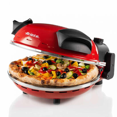 mini-horno-para-pizza-ariete-909-1200w-o33cm-5-niveles-temperatura-regulador-hasta-400-piedra-refractaria-alta-calidad