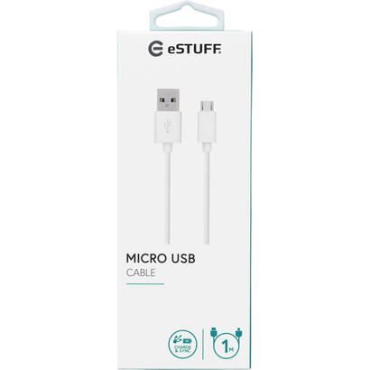 estuff-es603007-cable-usb-usb-20-1-m-usb-a-micro-usb-b-blanco