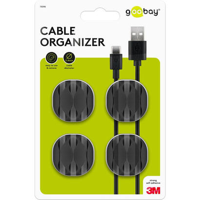 goobay-70398-organizador-de-cables-escritoriopared-soporte-para-cables-negro-4-piezas