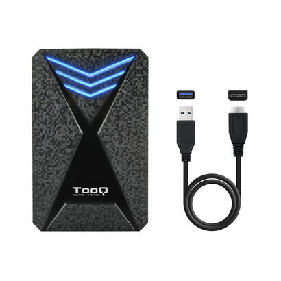 tooq-carcasa-externa-gaming-hddsdd-25-hasta-95mm-sata-usb-3031-gen-1-iluminacion-led-azul-sin-tornillos-