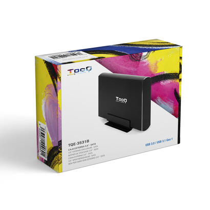 tooq-carcasa-externa-hdd-35-sata-usb-3031-gen1-con-soporte-negro