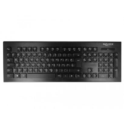 delock-12671-teclado-aleman-rf-inalambrico-24-ghz-qwertz-negro