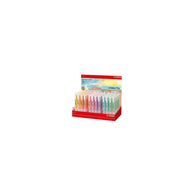 stabilo-swing-cool-marcador-fluorescente-expositor-48-uds-en-6-colores-pastel