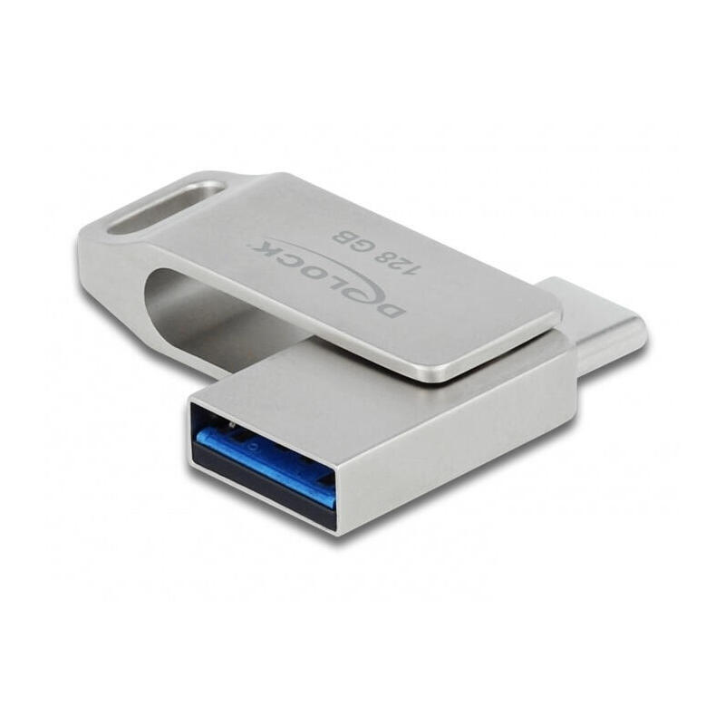 delock-usb-32-gen-1-usb-c-lapiz-de-memoria-tipo-a-de-128-gb-carcasa-de-metal