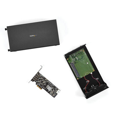 startechcom-tb31pciex16-base-para-portatil-y-replicador-de-puertos-alambrico-negro