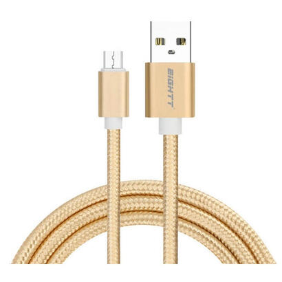 eightt-cable-usb-a-micro-usb-1m-trenzado-nylon-oro