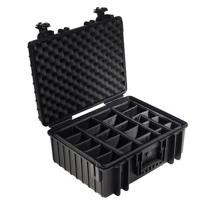b-w-outdoor-case-type-6000-inserto-de-particion-acolchado-negro