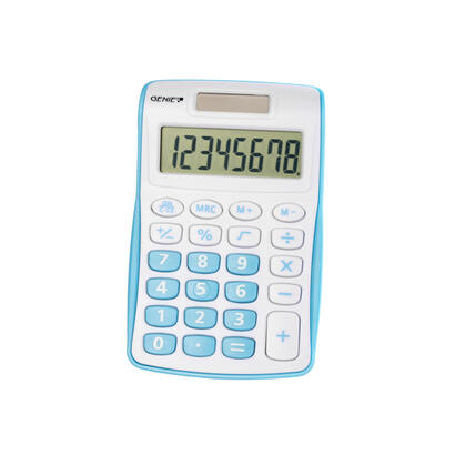 genie-120-b-calculadora-bolsillo-azul-blanco